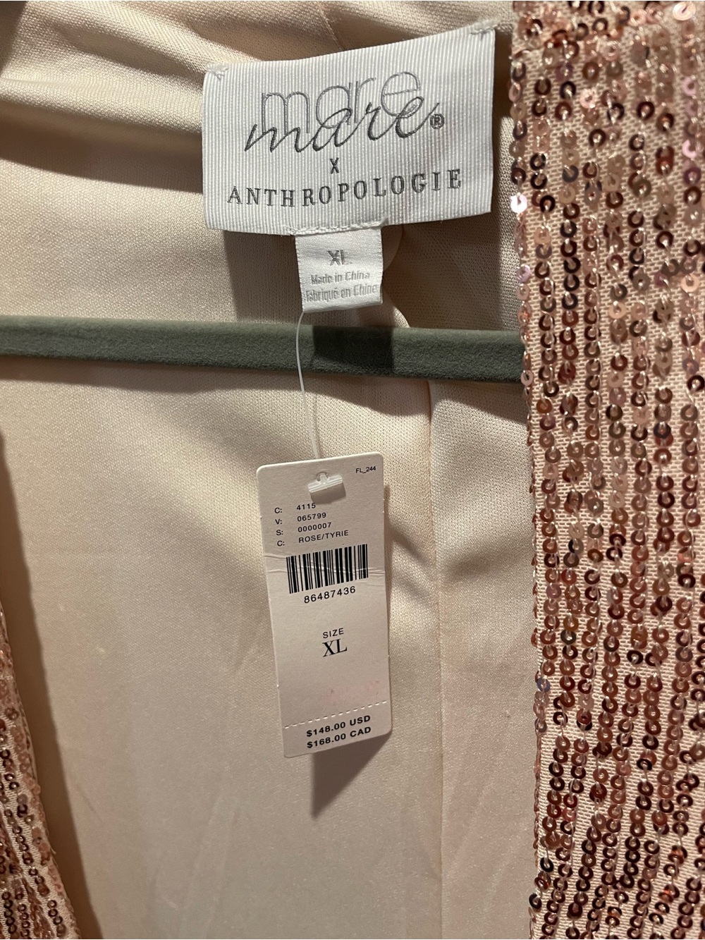 Maeve x Anthropologie Rose Sequin Cardigan - Picture 2 of 10